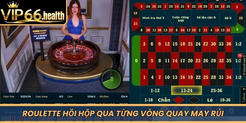 Roulette hồi hộp qua từng vòng quay may rủi