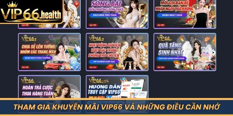 Tham gia khuyến mãi VIP66 và những điều cần nhớ