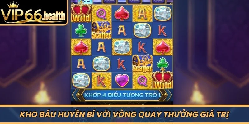 Kho Báu Huyền Bí với vòng quay thưởng giá trị